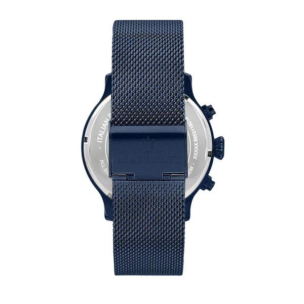 Maserati Epoca Men's R8873618010 Analog Blue Dial Stainless Steel Bracelet 42mm