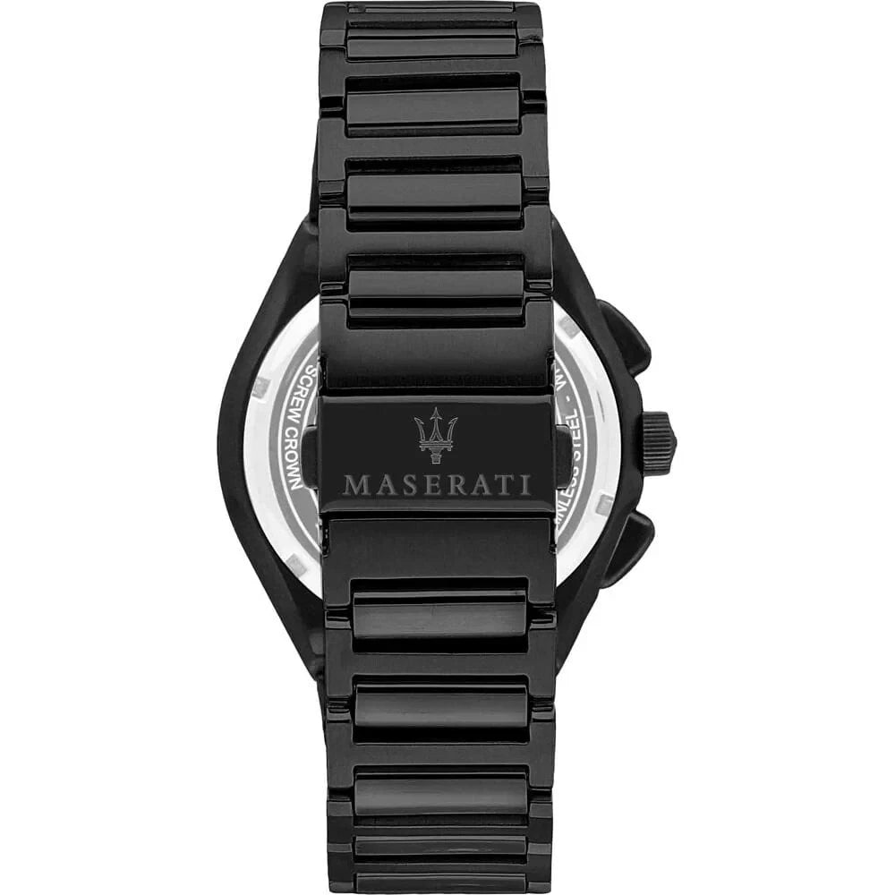 Maserati Triconic Mens Analog Quartz Watch R8873639003 Stainless Steel 43mm Dial