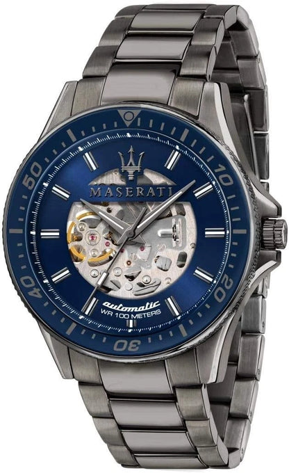 Maserati SFIDA Automatic Men's R8823140001 44mm Blue Dial Stainless Steel Watch