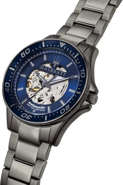 Maserati SFIDA Automatic Men's R8823140001 44mm Blue Dial Stainless Steel Watch