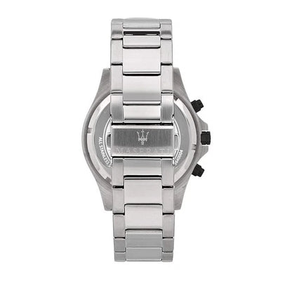 Maserati Men's R8873640003 Stainless Steel Analog White Dial Quartz Watch 44mm