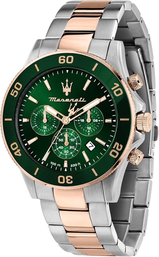 Maserati Competizione Men's Chronograph Quartz Watch R8873600004 Stainless Steel
