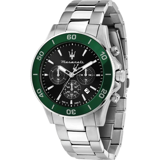 Maserati Competizione Men's Chronograph Quartz Watch R8873600008 Stainless Steel
