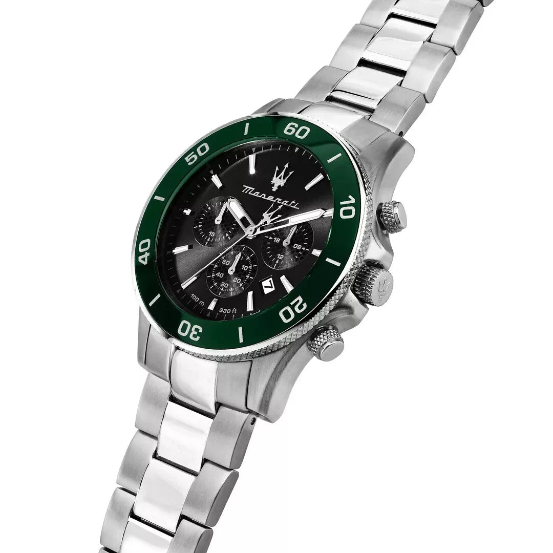Maserati Competizione Men's Chronograph Quartz Watch R8873600008 Stainless Steel