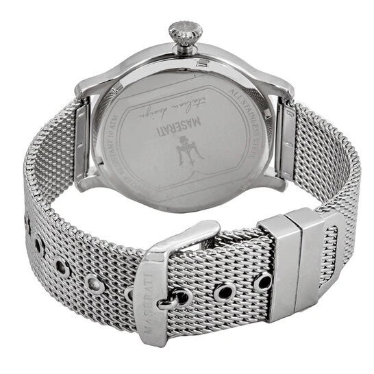 Maserati Epoca Men’s Quartz Grey Dial Watch R8853118002 Stainless Steel 42mm