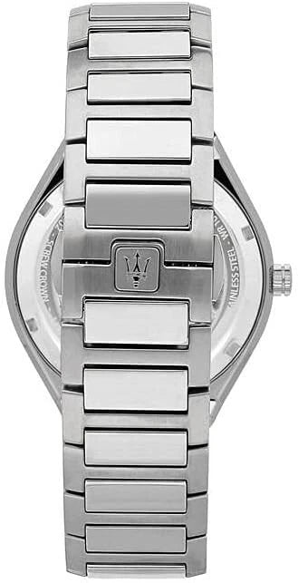 Maserati Stile Automatic Men's Watch R8823142002 Black Dial Silver Steel 42mm