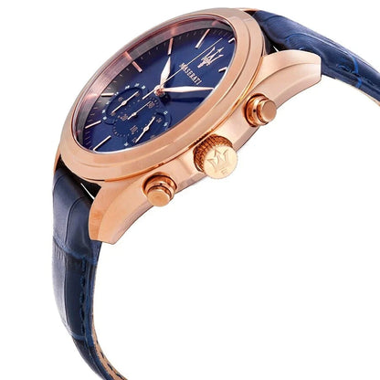 Maserati Traguardo Men's Analog Quartz Chronograph Watch R8871612015 45mm Dial