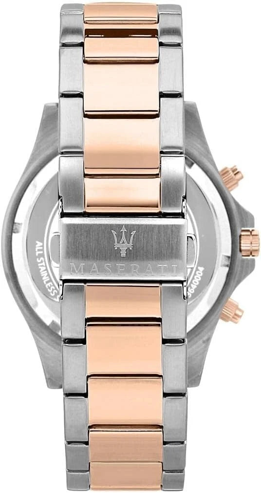 Maserati SFIDA Men's Quartz Watch R8873640014 Stainless Steel Blue Dial 44mm