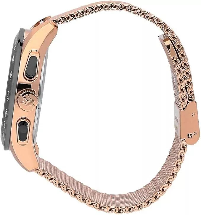 Maserati Traguardo Men's R8873612011 Quartz Rose Gold Milanese Mesh Watch 45mm