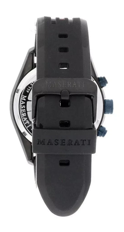 Maserati Traguardo Men's R8871612006 Analog Quartz Chronograph Watch 45mm Dial