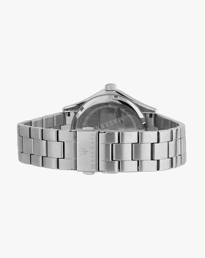 Maserati Men's Circuito Quartz Analog Watch R8873627005 Silver Metal 44mm Dial