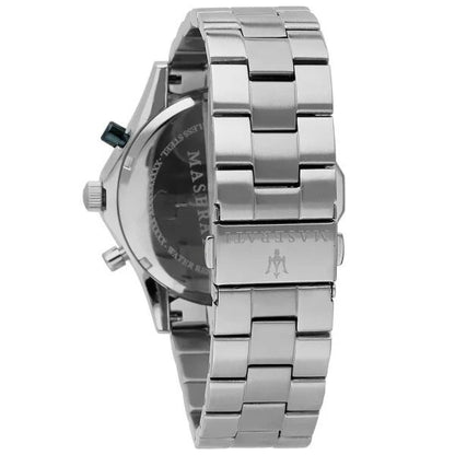 Maserati Men's Circuito Quartz Analog Watch R8873627005 Silver Metal 44mm Dial