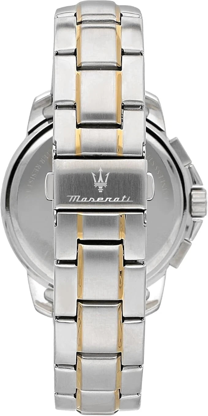 Maserati Men's SUCCESSO Watch R8873621016 PVD Gold Stainless Steel 44 mm Dial
