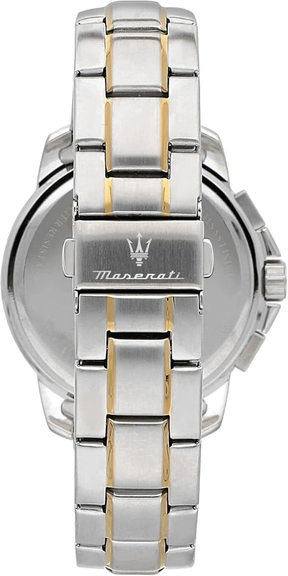 Maserati Men's SUCCESSO Watch R8873621016 PVD Gold Stainless Steel 44 mm Dial