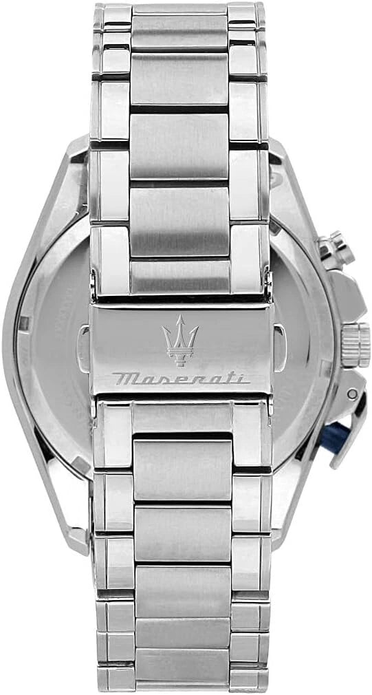 Maserati TRAGUARDO Men's Watch Chronograph Quartz R8873612043 Silver Steel 45mm