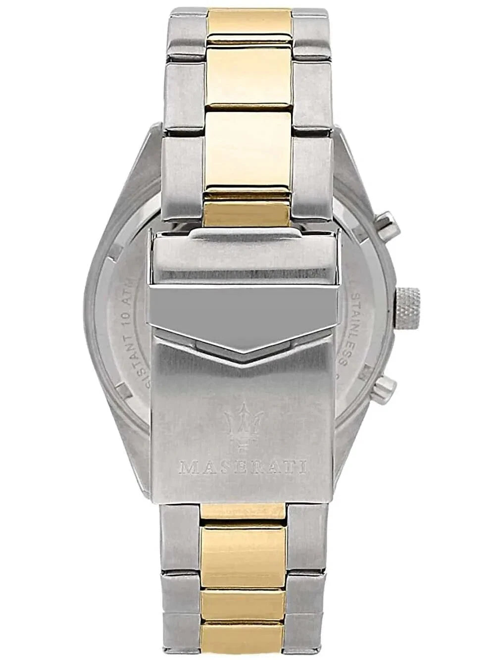 Maserati Competizione Men's R8853100021 Quartz Steel Watch Silver Dial 43mm