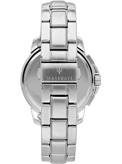 Maserati Successo Chronograph Men's Watch R8873621017 Analog Quartz Steel 44mm