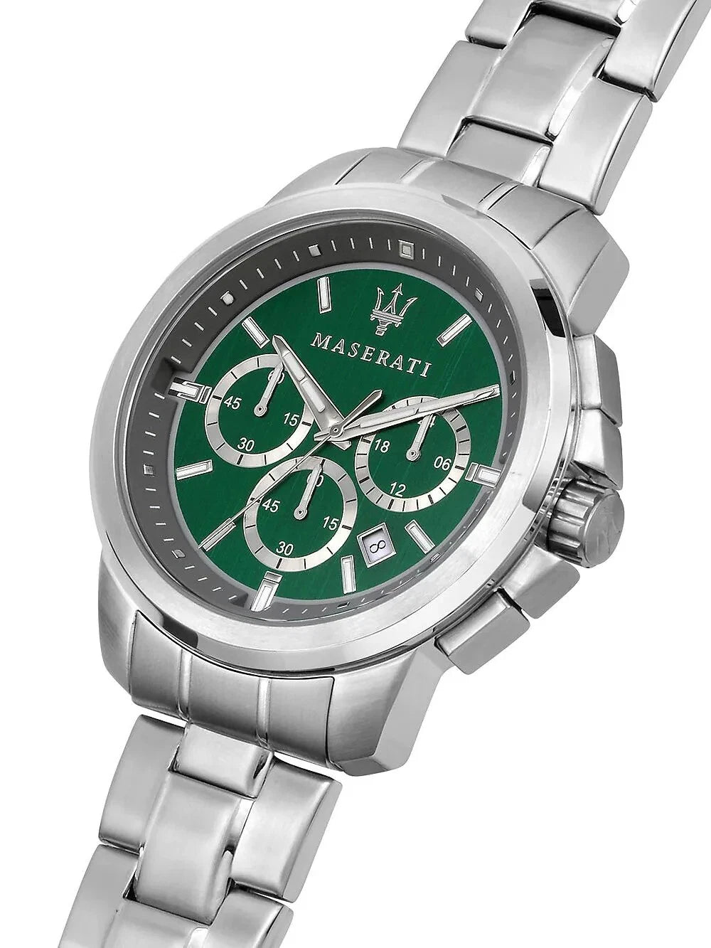 Maserati Successo Chronograph Men's Watch R8873621017 Analog Quartz Steel 44mm
