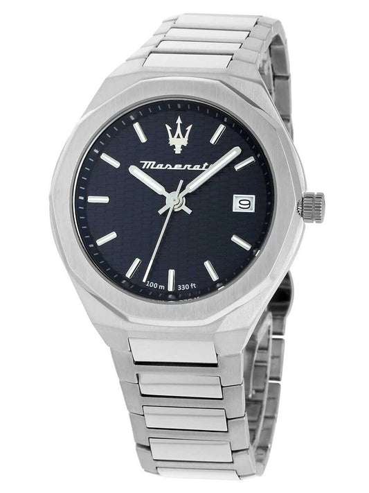 Maserati R8853142006 Stile Men's Quartz Watch Blue Dial Stainless Steel 42mm
