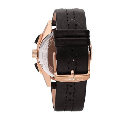 Maserati Traguardo Men's R8871612024 Chronograph Quartz Watch Leather Strap