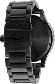 Nixon 51-30 Mens Quartz Watch A083-1001 Black Dial Stainless Steel 51mm