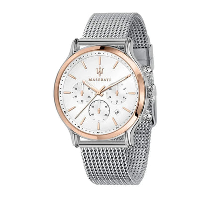 Maserati Epoca Rose Gold PVD Men's Watch R8873618009 Stainless Steel 42mm Dial