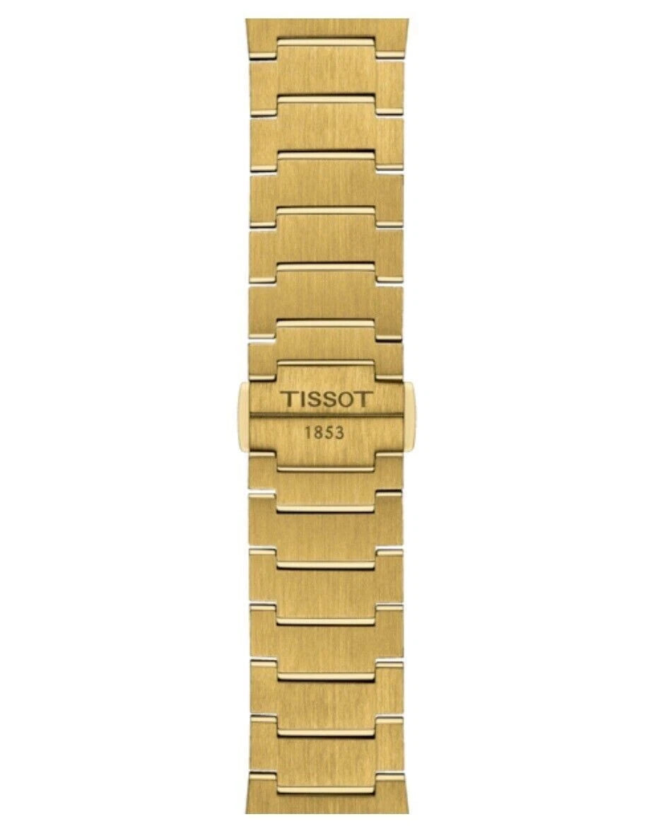 New Tissot PRX T137.410.33.021.00 Champagne Dial Yellow Gold 40mm Men's Watch