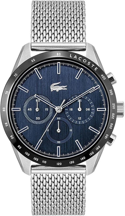 LACOSTE MENS BOSTON QUARTZ STAINLESS STEEL LUXURY WATCH - 2011163