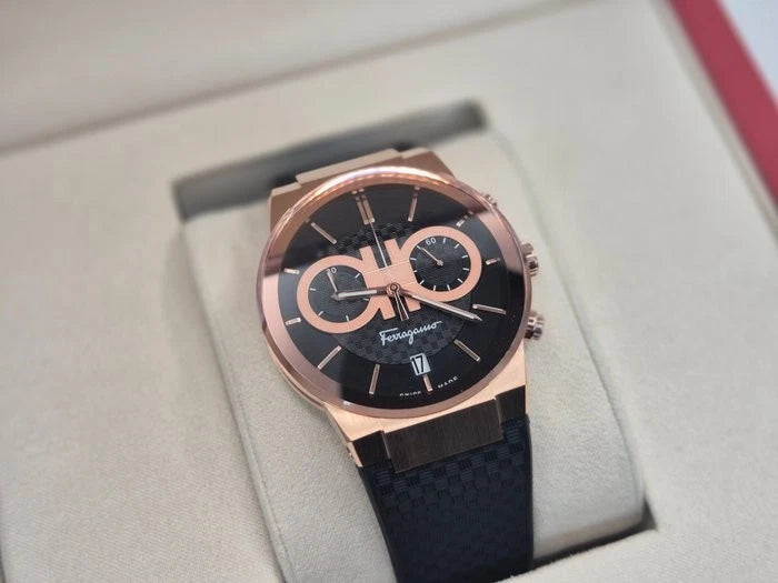 Watch Ferragamo SFME00721 FERRAGAMO SAPPHIRE CHRONO Man 41 mm Stainless steel