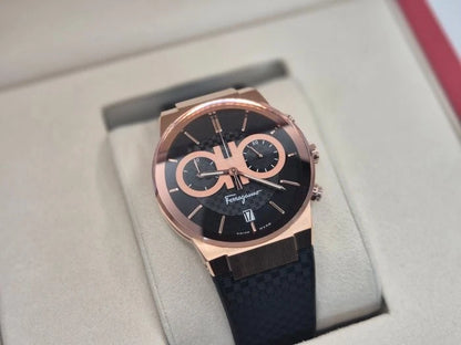 Watch Ferragamo SFME00721 FERRAGAMO SAPPHIRE CHRONO Man 41 mm Stainless steel