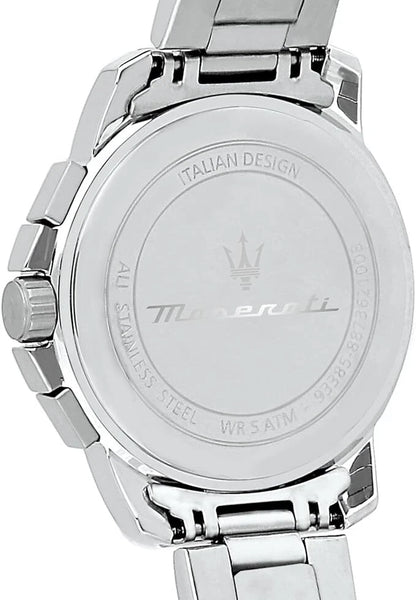 Maserati Mens Successo Quartz Chronograph Watch R8873621008 Stainless Steel 44mm
