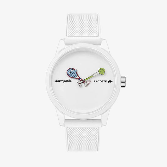 Lacoste Jeremyville Collaboration Tennis 42mm Watch New 2011072 Boxed