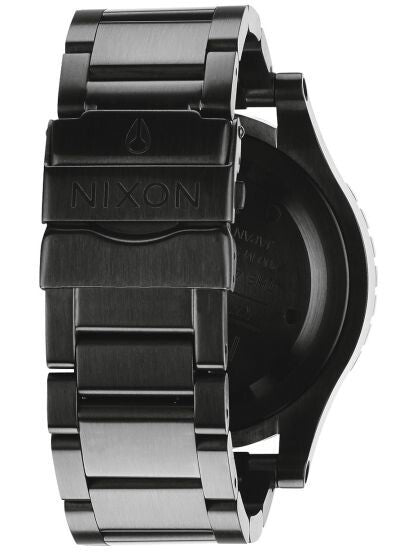Nixon Chrono All Black Mens Quartz Watch A486-1320 48mm