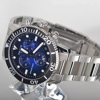 NEW TISSOT T-SPORT SEASTAR 1000 T120.417.11.041.01 MENS CHRONO WATCH WARRANTY