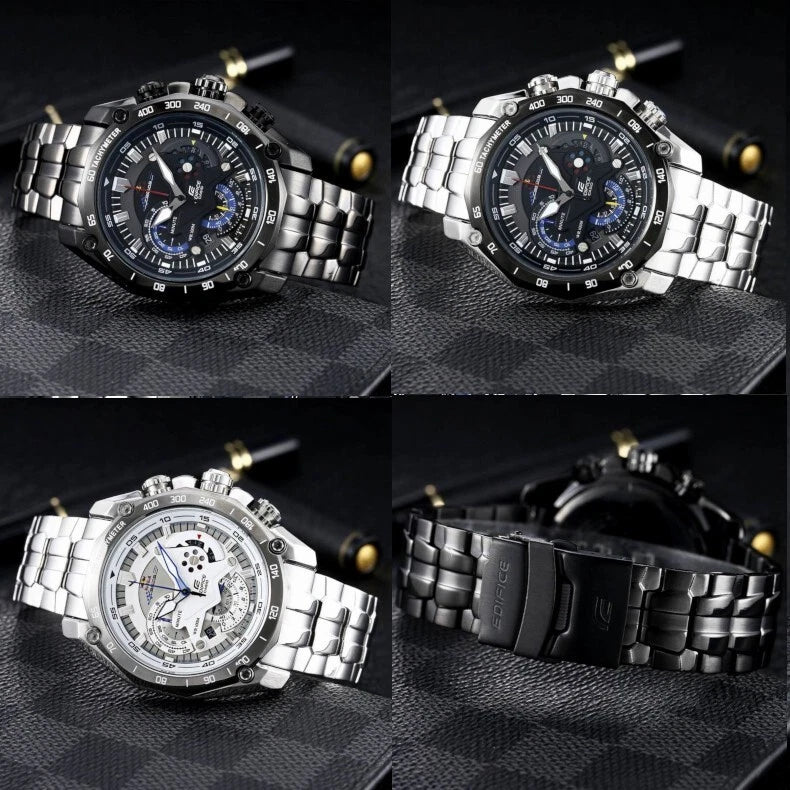 CASIO EDIFICE RED BULL EDITION EF-550-RBSP Chronograph 3 Styles To Choose From