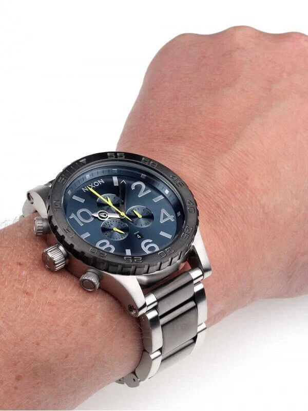 Nixon Mens Chronograph Quartz Watch A083-2304 51mm Dial