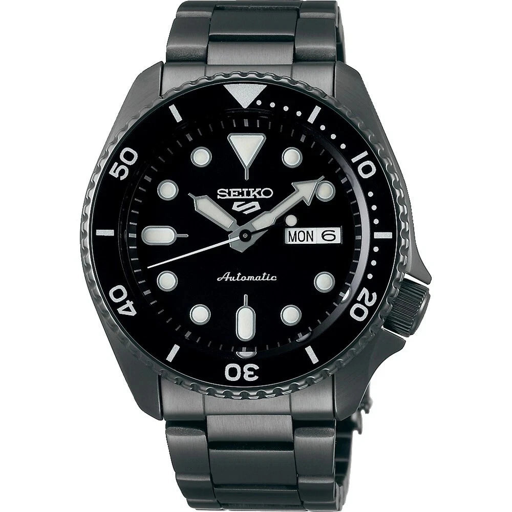 Seiko 5 Sports SRPD65K1 Automatic Men’s Watch Black Dial 42.5mm Day Date