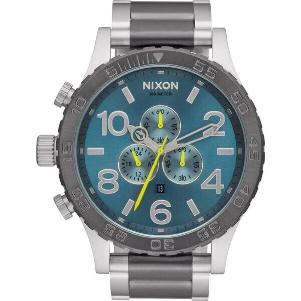 Nixon Mens Chronograph Quartz Watch A083-2304 51mm Dial