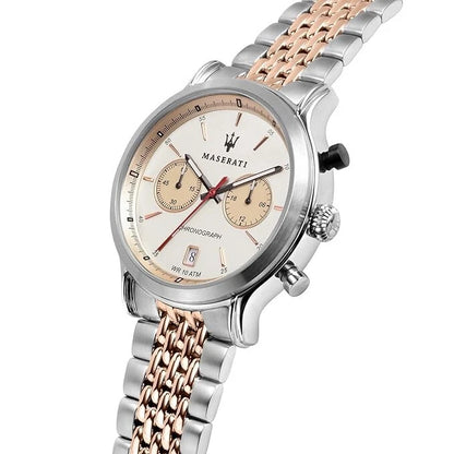 Maserati Legend Chronograph Quartz Watch R8873638002 Stainless Steel 42mm Dial
