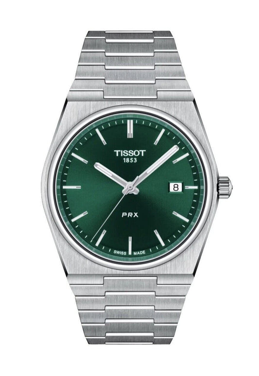 Tissot PRX T137.410.11.091.00 Quartz Green Dial 40mm Stainless Steel Watch