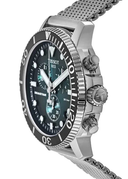 Tissot Seastar 1000 Chronograph Quartz Green Dial Men’s Watch T120.417.11.091.00