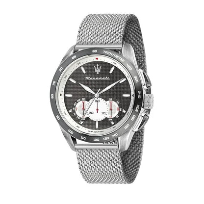 Maserati Men's R8873612008 Analog Grey Dial Quartz Watch Stainless Steel 45mm