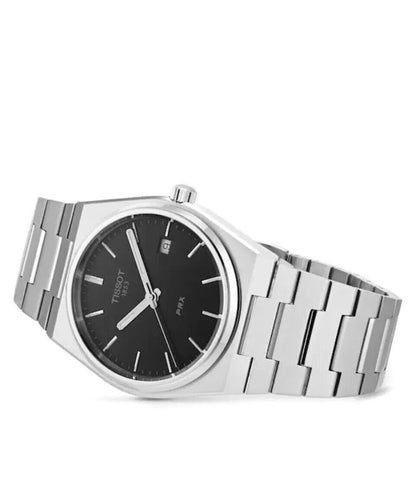 Tissot PRX Quartz Black Dial 40 mm Men’s Stainless-Steel Watch – T137.410.11.051