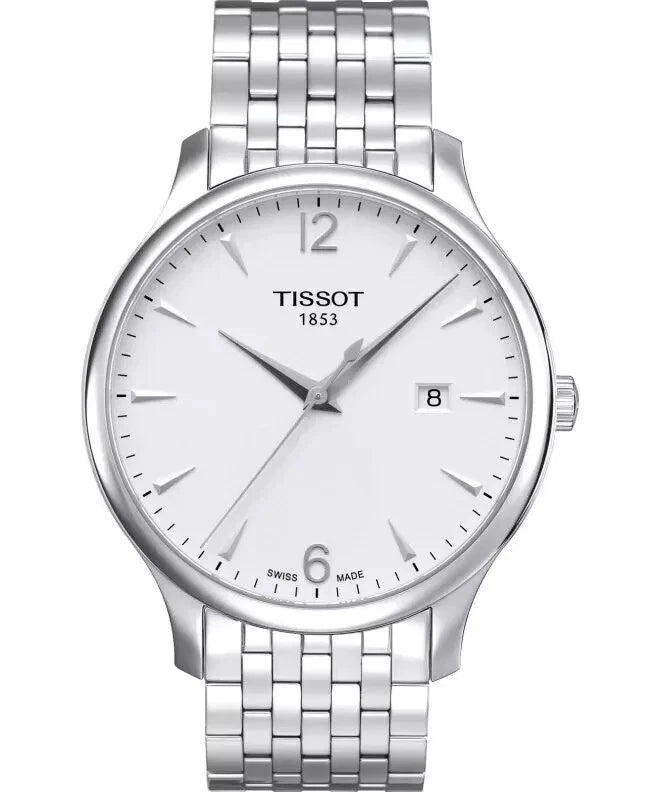 Tissot Tradition Quartz Silver Dial Stainless Steel Watch T063.610.11.037.00