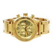 Nixon Quartz Champagne Dial Stainless Steel Mens A037-502 42mm