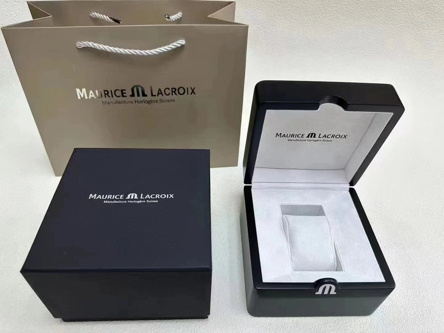 Maurice Lacroix AI1018-TT030-130-K Mens Aikon Silver tone Dial Quartz Watch