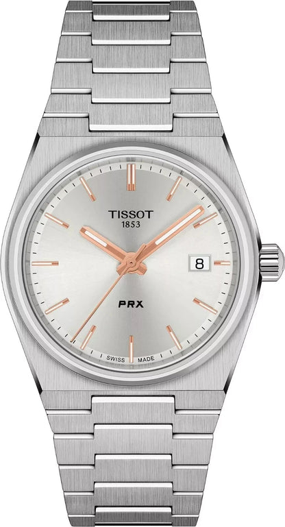 Tissot PRX 35mm Silver Dial Quartz Stainless Steel Watch T137.210.11.031.00