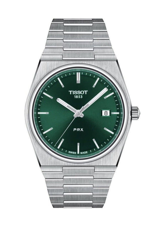 Tissot PRX Mens Green Watch - T137.410.11.091.00