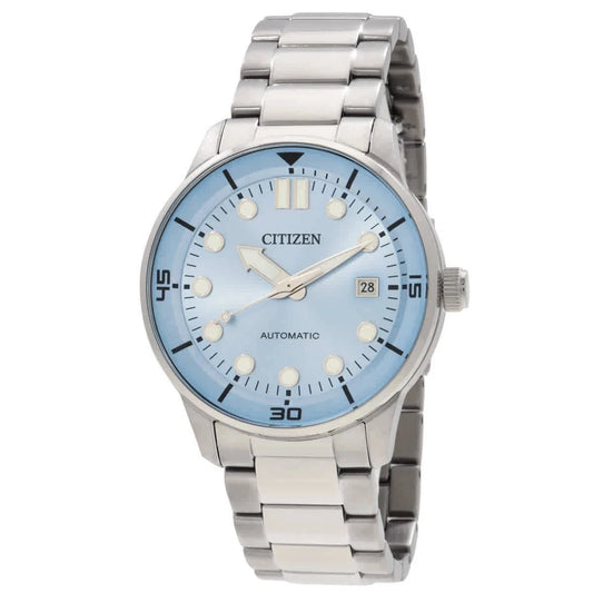 Citizen Mechanical Automatic Light Blue Dial Men's Watch NJ0191-83L