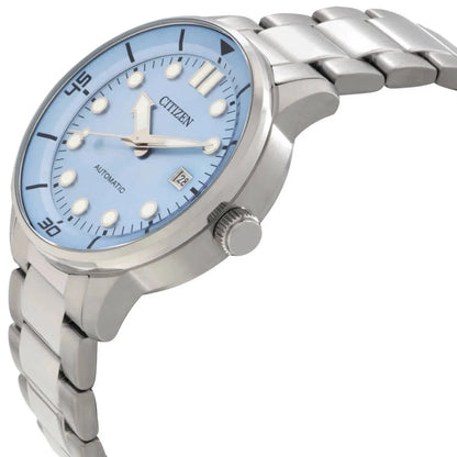 Citizen Mechanical Automatic Light Blue Dial Men's Watch NJ0191-83L
